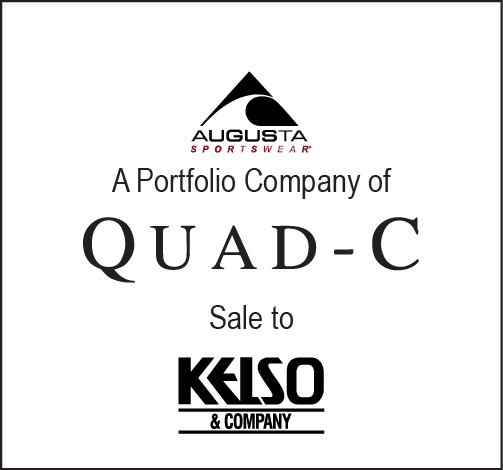 Augusta Sportswear, a portfolio company of Quad-Q, sale to Kelso & Company